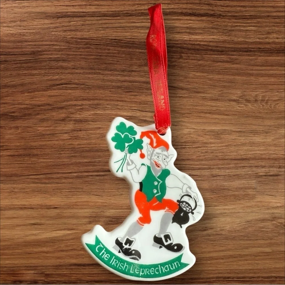 Irish Christmas Ornament - Leprechaun - Royal Tara China